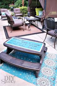 Plastic Picnic Table Makeover Picnic Table Makeover Plastic Picnic Tables Kids Picnic Table