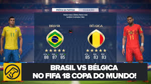 Aos 13 minutos, de bruyne cobrou um canto da esquerda, toda a o brasil teve de assumir mais o jogo, chegando aos 55% de posse de bola por volta dos 25 minutos. Brasil Vs Belgica No Fifa 18 Da Copa Do Mundo Youtube