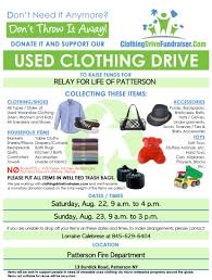 Free and funny reminders ecard: Used Clothing Drive To Benefit Acs Relay For Life