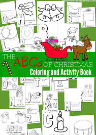 The Abcs Of Christmas Free Printable Coloring And Activity Book Christmas Activity Book Christmas Printables Kindergarten Christmas Coloring Books