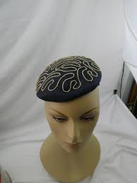 Trio Of Vintage Hats In Hatbox!