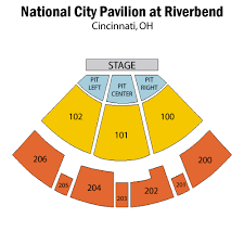 pnc music pavilion charlotte seating chart pnc seating chart