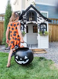 If you're looking for something extraordinarily spooky for your next celebration, the best smart eerie haunted house ideas are here! How To Decorate A Kids Outdoor Play House For Halloween