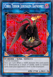 Building a deck based on a random card. Cyber Terror Jerusalem Baphomet Yu Gi Oh Card Maker Wiki Fandom