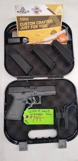 Put the next generation of confidence in your hands. Glock 19 Gen5 9mm 3 15rd Mags Concrete Grey Black Pickers Paradise