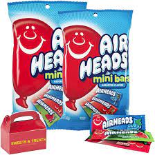 Amazon.com : Airhead Fruit Flavored Candy Variety Pack | Watermelon, Blue  Raspberry, Cherry, White Mystery, & Strawberry | Individually Wrapped |  Treat Box Included (Bags) : Grocery & Gourmet Food