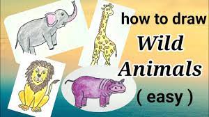 Maybe you would like to learn more about one of these? How To Draw Wild Animals Step By Step For Kids Youtube