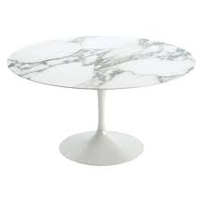 Check out the product sheet, prices and where you can buy it on designbest. Tulip Dining Table Arabescato Marble White Base 137cm By Knoll At The Conran Shop