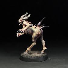 Next Up Comes My Favorite Miniatures For The Warband The Daemon Beasts That Are The Possessed Con Warhammer Fantasy Fantasy Model Fantasy Miniatures