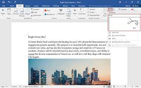 How to insert a picture signature as autotext in word. Draw Signature In Word Wondershare Pdfelement