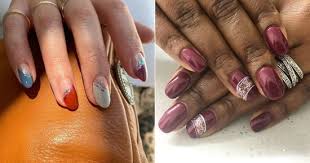 Glitter might make you think back to doing crafts in elementary school, but glitter nails can be surprisingly sophisticated. Glitter Nail Art Ideas That Aren T Tacky Popsugar Beauty