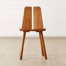 Shop Notch Wood Chair Architectural And Vintage Acacia Wood Chair Is An Heirloom In The Making Des Leather Lounge Chair Wood Chair Black Metal Dining Chairs
