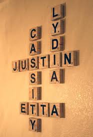 Scrabble Wall Art Fun Family Crafts Scrabble Wall Art Scrabble Art Scrabble Wall