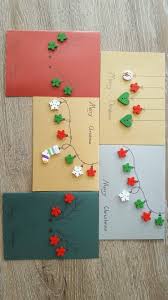 See more ideas about card making, christmas cards, xmas cards. Diy Christmas Cards Easy And Fun To Make Things You Need Coloured Cardboard For Cards Buttons Chri Diy Christmas Cards Christmas Cards Art With Buttons