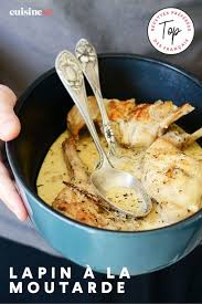 Lapin A La Moutarde A L Ancienne Recette Recettes De Cuisine Legere Nourriture Delicieuse Recette