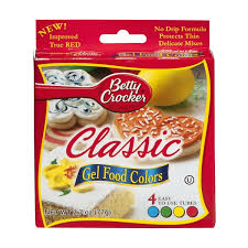 Betty Crocker Classic Gel Food Colors 4 Ct 2 7 Oz From