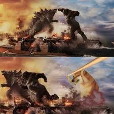 Кто победит в годзилле против конга, какие планы у монарха и вселенной. Godzilla I Kong Protiv Chimsa Godzilla And Kong Vs Cheems