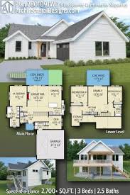 Our award winning residential house plans, architectural home designs, floor plans, blueprints. 110 Home Plans For The Sloping Lot Ideas In 2021 House Plans House House Floor Plans