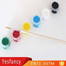 A wide variety of plastic paint pots options are available to you Best Sale 6 Strip Plastic Bottle Acrylic Paint With Brush 10ml Plastic Paint Pots