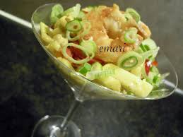 Garnelen Salat In Pikanter Curry Sauce Rezept Rezept Rezepte Saucen Rezepte Gutes Essen