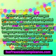 Mensajes de cumpleaños para un amigo. Mensajes De Feliz Cumpleanos Para Una Cunada O Cunado De 2021