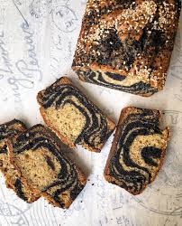Zebra Black Tahini Banana Bread Recipe Banana Walnut Bread Banana Bread Easy Banana Bread
