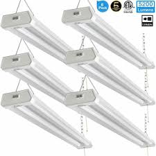 Linkable Led Shop Light For Garage 42w 5200lm 4ft 6000 6500k Daylight White W Zjojo 6pack6000k Led Shop Lights Shop Lighting Pull Chain
