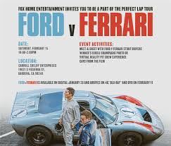 Check spelling or type a new query. Ford V Ferrari Perfect Lap Tour La