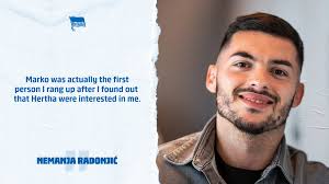 Latest on hertha berlin midfielder nemanja radonjic including news, stats, videos, highlights and more on espn. Hertha Berlin On Twitter Agent Grujic New Signing Nemanja Radonjic On His Reasons For Choosing Hertha And The Role That Marko Grujic Played In The Move Https T Co 17ucdoutg5 Hahohe Https T Co Boprijplh6