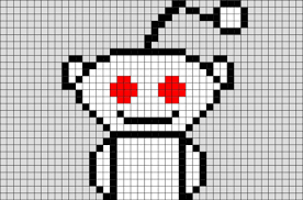 Reddit Logo Pixel Art Pixel Art Pixel Art Design Lego Art