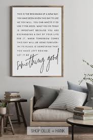 This Is The Beginning Of A New Day Sign Wall Decor Quotes Wall Decor Bedroom Farmhouse Wall Art