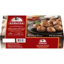 Aidells Chicken Meatballs Italian Style With Mozzarella Cheese 32 Oz Fully Cooked Shop The Market St Croix
