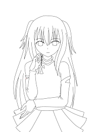 A manga, or anime is a japanese comic book, the artist creating manga is called a mangaka. Acute Manga Girls Colouring Pages Coloring Home