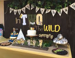 Boy Jungle Themed Birthday Party For 2 Year Old In Two The Wild Birthday 2nd Birthday Boys Wild Birthday Party 2nd Birthday Parties