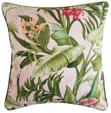 Key West Tropical Pink Floral Throw Pillow Floral Throw Pillows Floral Pillows Throw Pillows