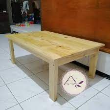 Kalau sekiranya meja lesehan tersebut akan digunakan untuk jangka panjang, sebaiknya pilih yang kualitasnya sangat baik, walau harganya cukup mahal. Meja Lesehan Kayu 90x60 Meja Tamu Coffe Table Full Kayu Jati Belanda Shopee Indonesia