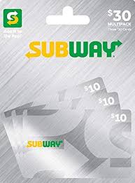 Check spelling or type a new query. Amazon Com Subway Mp Gift Card 30 Gift Cards