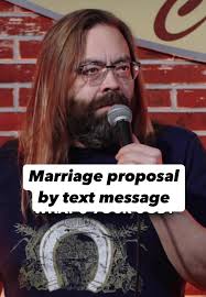 Marriage proposal by text message?