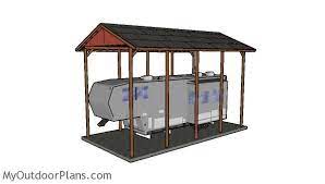 20x40 Rv Carport Plans Carport Plans Rv Carports Building A Carport