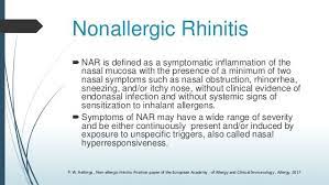 Nonallergic Rhinitis Nasal Obstruction Immunology Asthma Symptoms