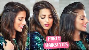 Wear your christmas party hair sleek and shiny. 3 Easy Party Hairstyles For Christmas New Years Quick Holiday Hairstyles Youtube