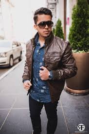 Men S Outfit Idea Brown Leather Jacket Floral Shirt And Loafer Royal Fashionist Leather Jacket Brown Leather Jacket Floral Shirt Outfit