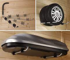 2 X Bike Car Roof Top Box Storage Hooks Roof Storage Garage Storage Bike Storage