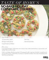 Try Taste Of Home S No Bake Holiday Cornflake Cookies Cookies Ingredients Dessert Recipes Cornflake Cookies