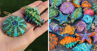 Give your child a when the sculpted piece is completely dry (this could take a couple of days), your child can paint it. Colorful Seashells From Polymer Clay Bored Panda