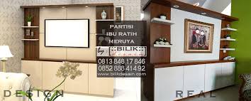 16 ide desain partisi ruang tamu dari berbagai bahan. Partisi Dua Muka Pembatas Ruang Tamu Dan Ruang Makan Milik Ibu Ratih Di Meruya Kembangan Jakarta Barat Arsitektur Desain Interior Kitchen Set Furniture Mewah Murah Jakarta