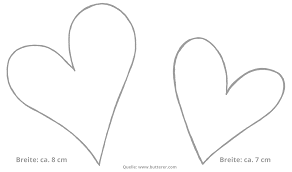 Herz vorlage symbol der liebe zum ausdrucken vorla ch. Heartbeat Creativ Markt Butterer