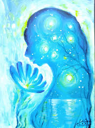 La eminescu, inaintea tuturor celorlalti lirici ai literaturii romane, cantecul iubirii se armonizeaza cu acela al naturii, de care este totdeauna nedespartit. Grafica Si Pictura De Corina Chirila Floare Albastra Sau Umbra Iubitei Lui Eminescu