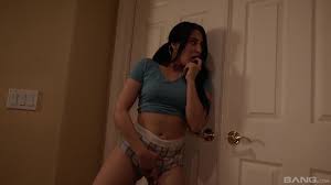 Lustful stepsister Aubree Valentine is hunting for her stepbros cock