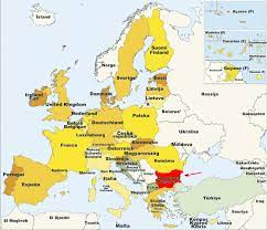 Peu connue en france, bulgarie est généralement assimilée aux balkans, une région du monde considérée comme « agitée ». Carte La Bulgarie En Europe